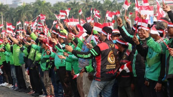 3.000 Ojek Online Hadiri Apel Kebangsaan Jaga Jakarta