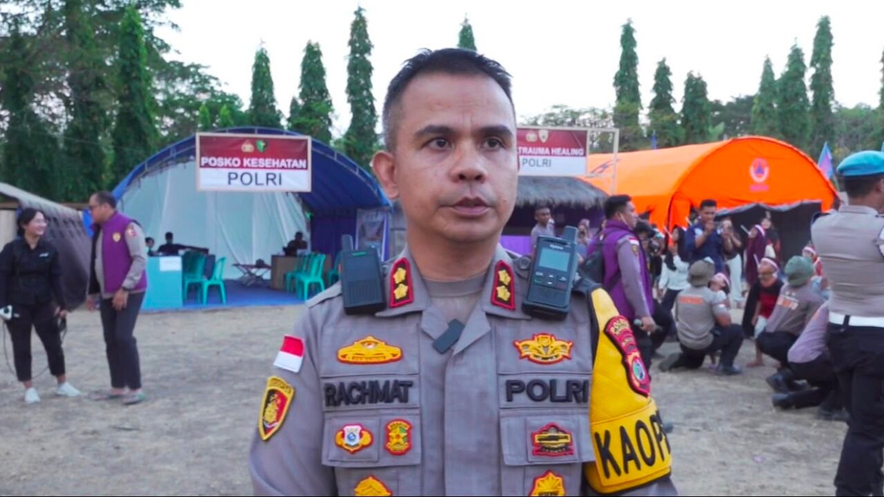 Polres Nagekeo Hadirkan Posko Terpadu untuk Warga Terdampak Gempa