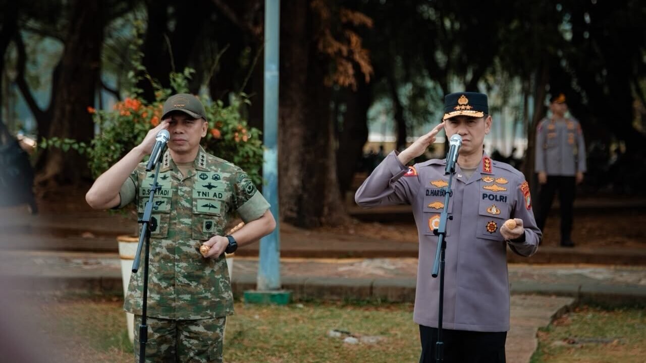 Polda Metro Jaya Gelar Apel Kesiapan, TNI-Polri Kedepankan Pelayanan Humanis dalam Pengamanan Aksi
